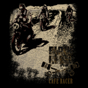 Black Rebel Cafe Racer T-shirt Black