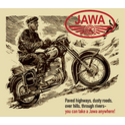 Black Rebel Jawa Motorcycle T-shirt