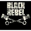 Black Rebel Small Logo T-shirt