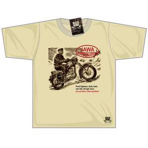 Black Rebel Jawa Motorcycle T-shirt