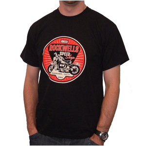 SoCal ROCKWELLS Motorbike Speed Shop T Shirt