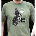 SoCal, King of Cool, Capt. V. Hilts  Steve Mcqueen Motorbike T Shirt